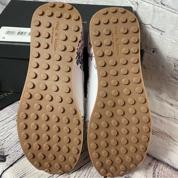 New Rag & Bone Dylan Elastic Runner Floral Slip On Sneakers Size 38 US 8 - Picture 8 of 13